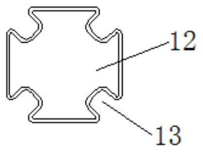 Fabricated type floor framework installation structure