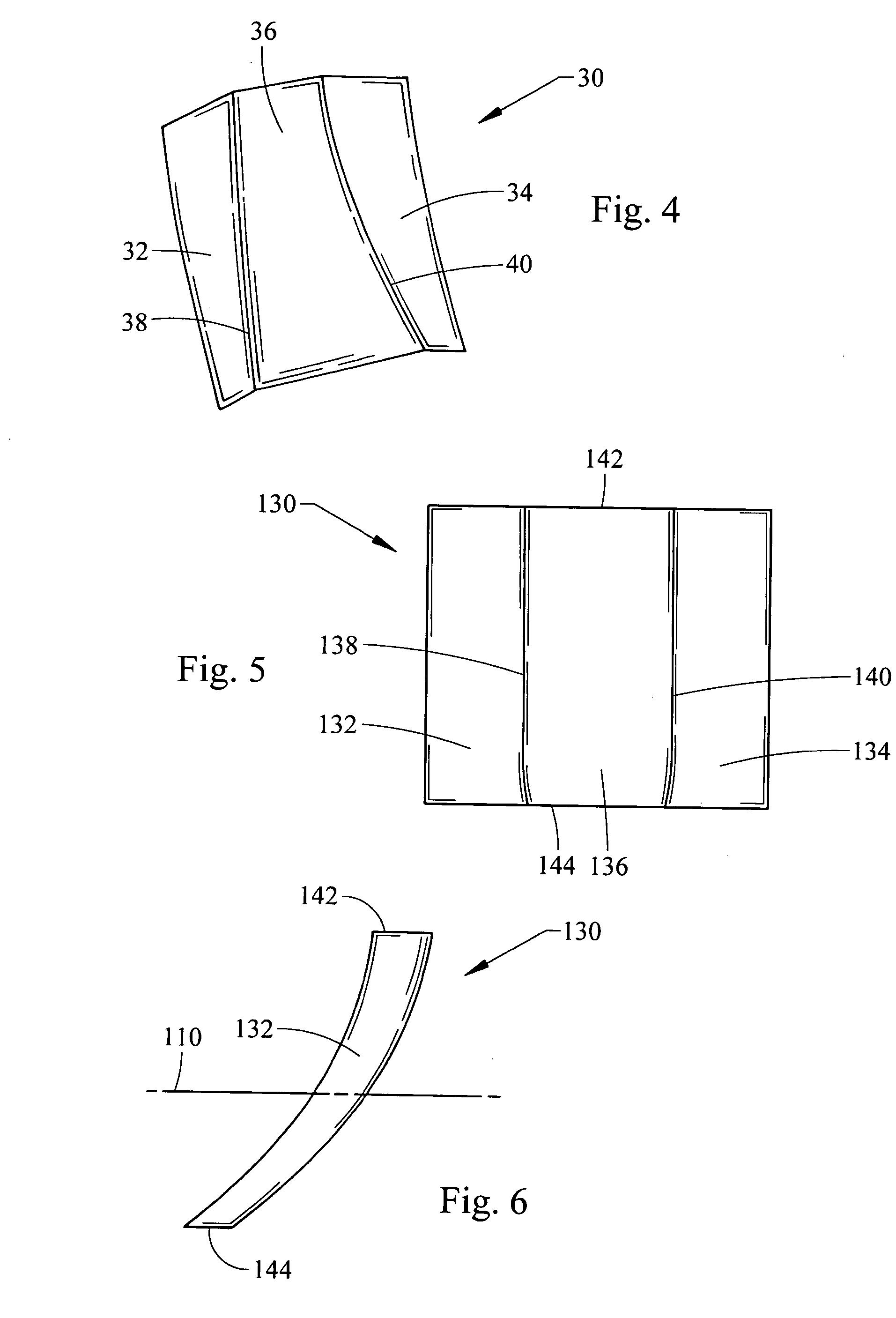 Compound trough reflector for led light sources