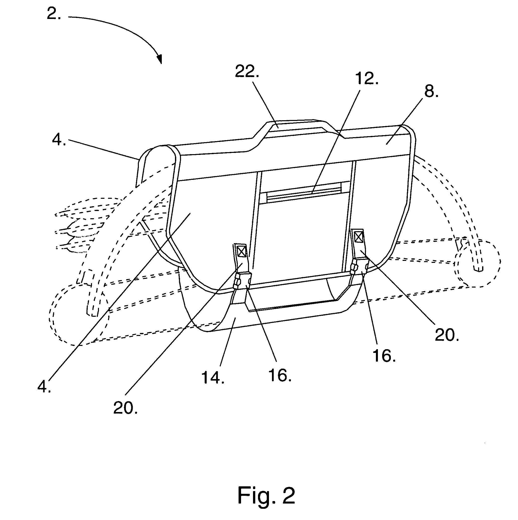 Multifunctional carrier device for hunting equipment