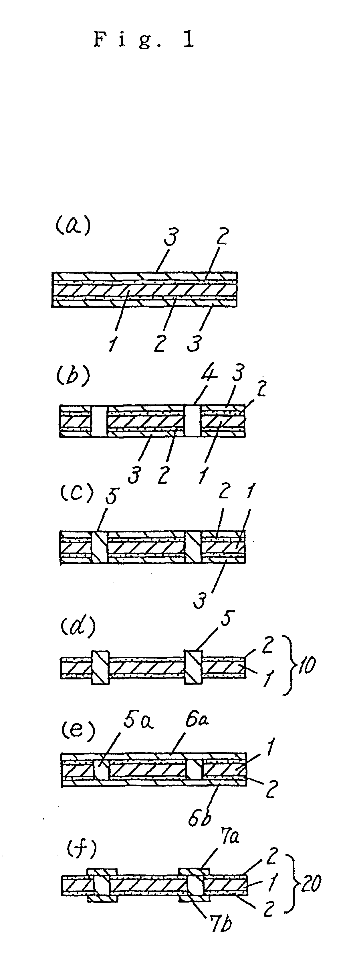 Multi-layer circuit board having at least two or more circuit patterns connected