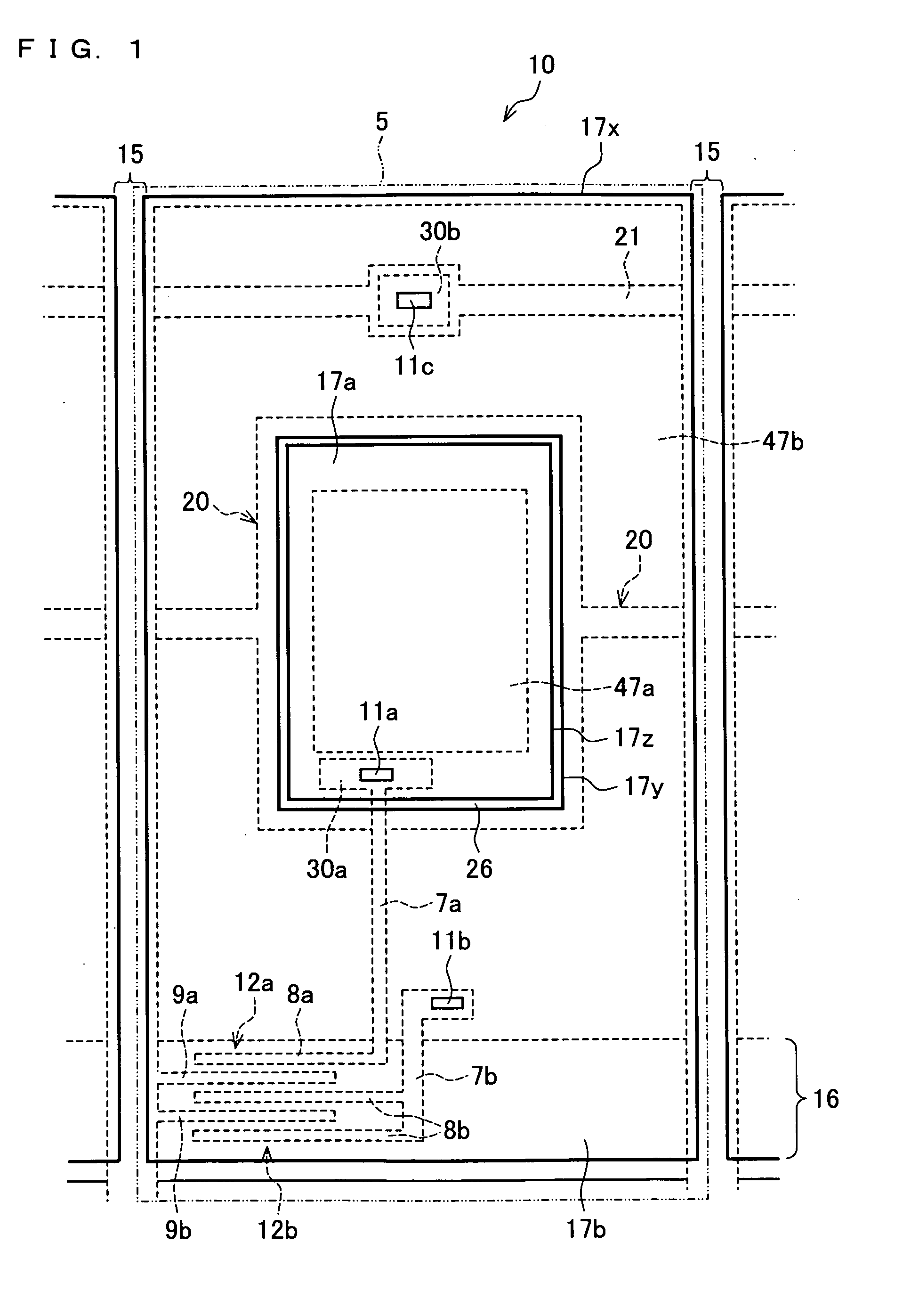 Display device, active matrix substrate, liquid crystald display device and television receiver