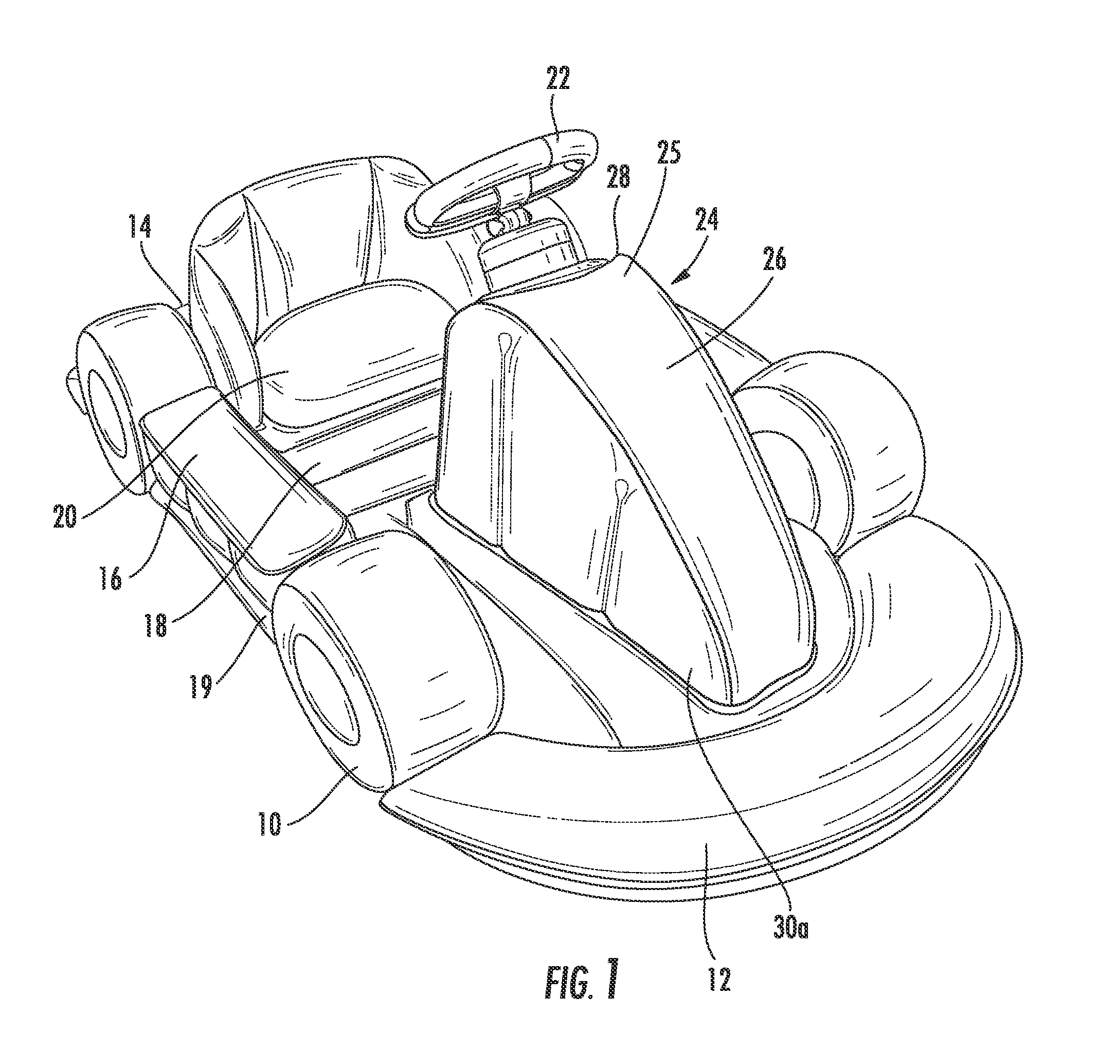 Inflatable Vehicles for Simulating Driving for use with Handheld Video Games