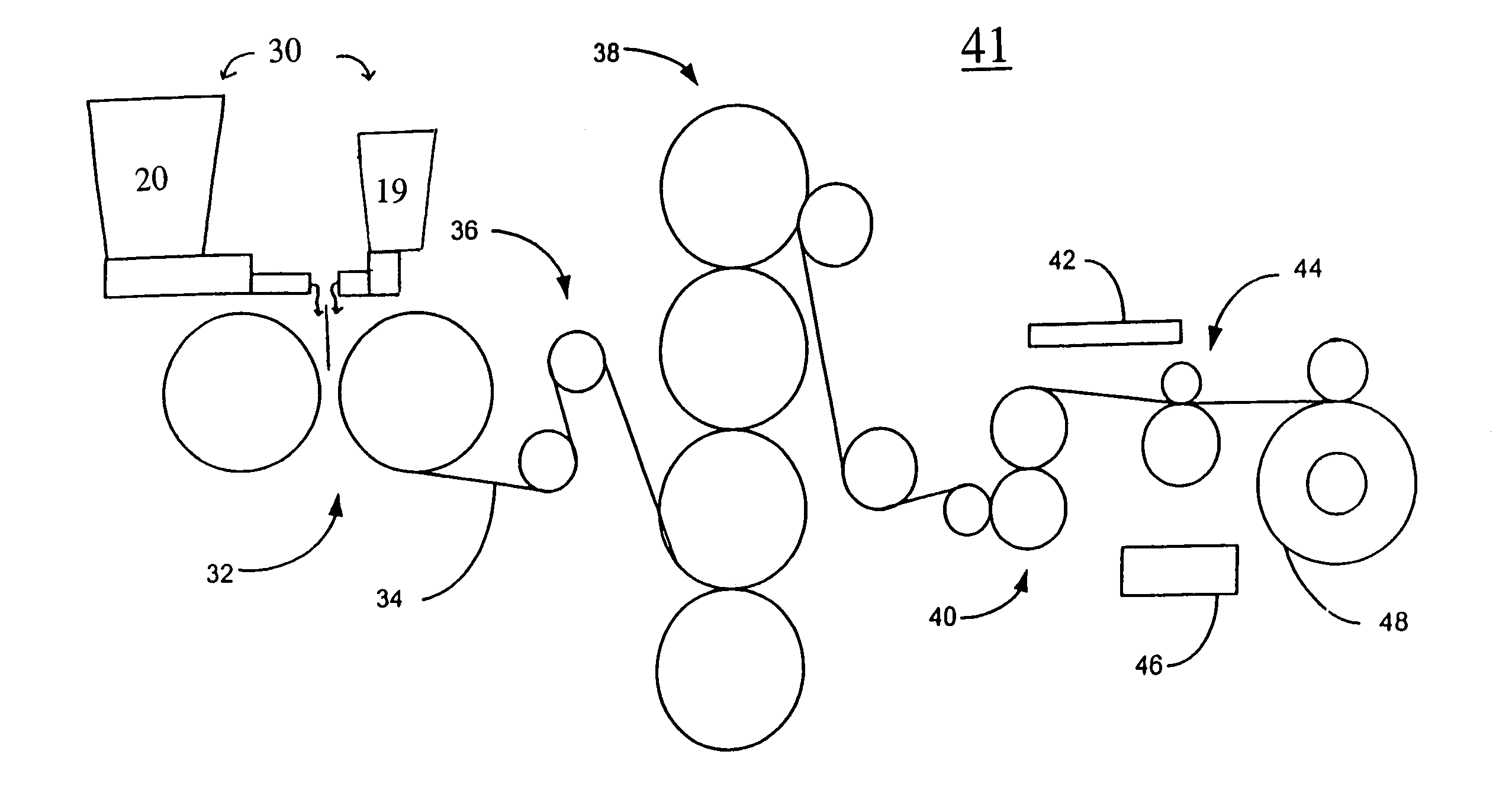 Dry particle based capacitor and methods of making same