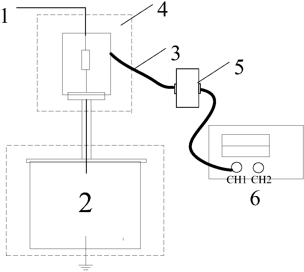 Partial-discharge photoelectric detection system and method based on laser diode