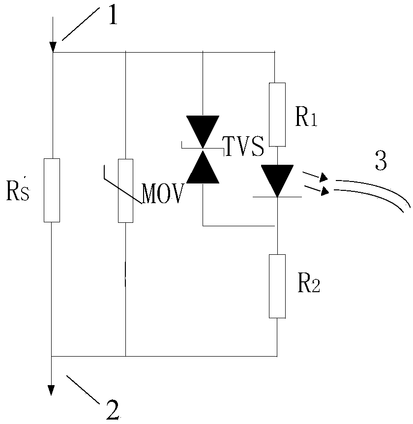 Partial-discharge photoelectric detection system and method based on laser diode