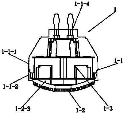 Heating end and heater