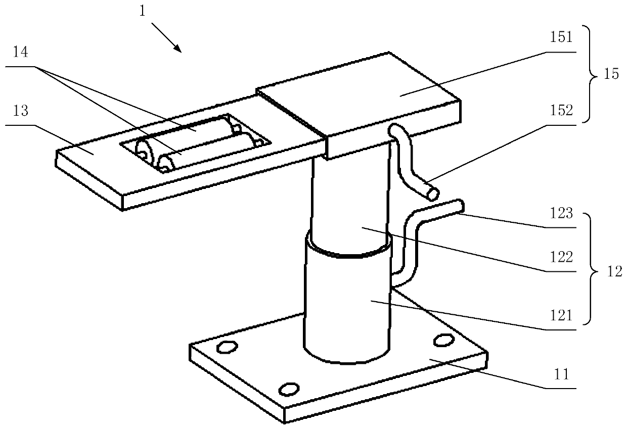 Large permanent magnet direct-driven wind driven generator rotor end cover plate assembling tool