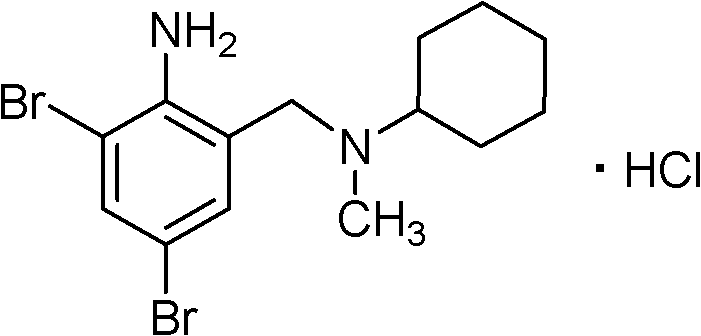 Method for preparing bromhexine hydrochloride