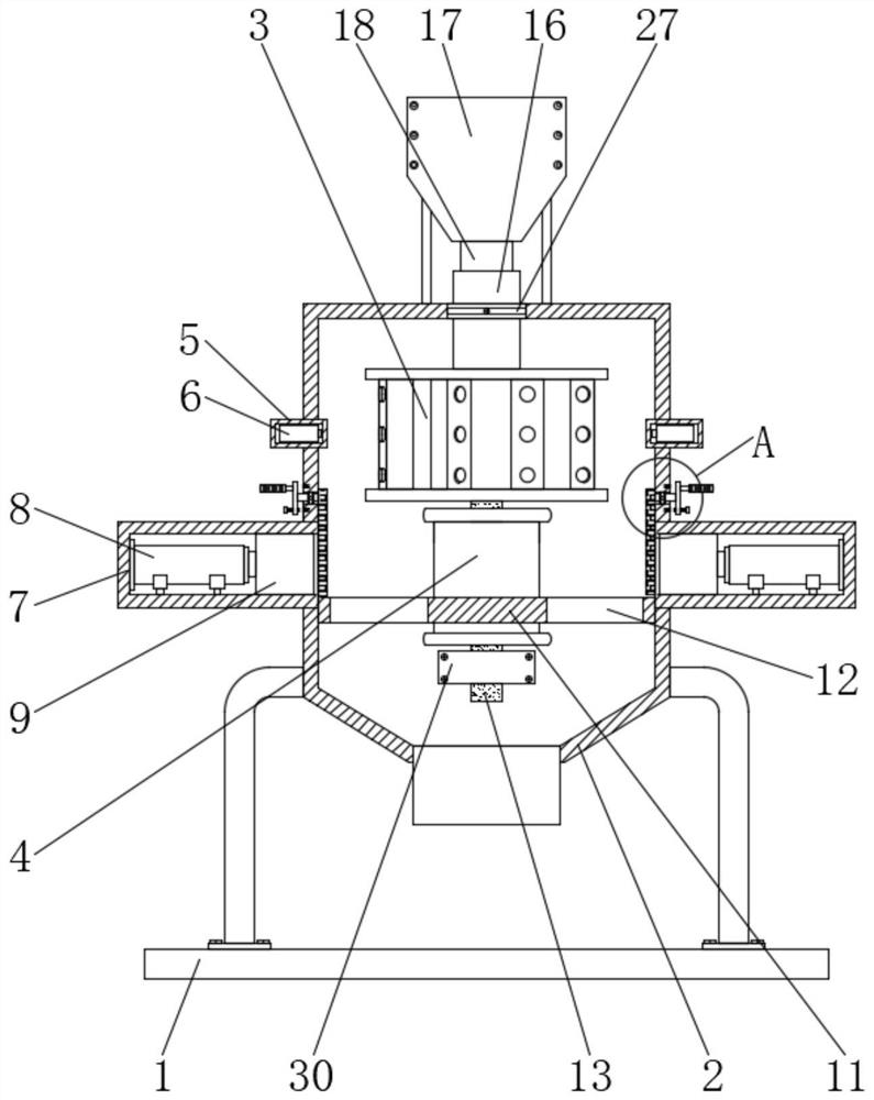 Sand making machine with wear monitoring function and sensor thereof