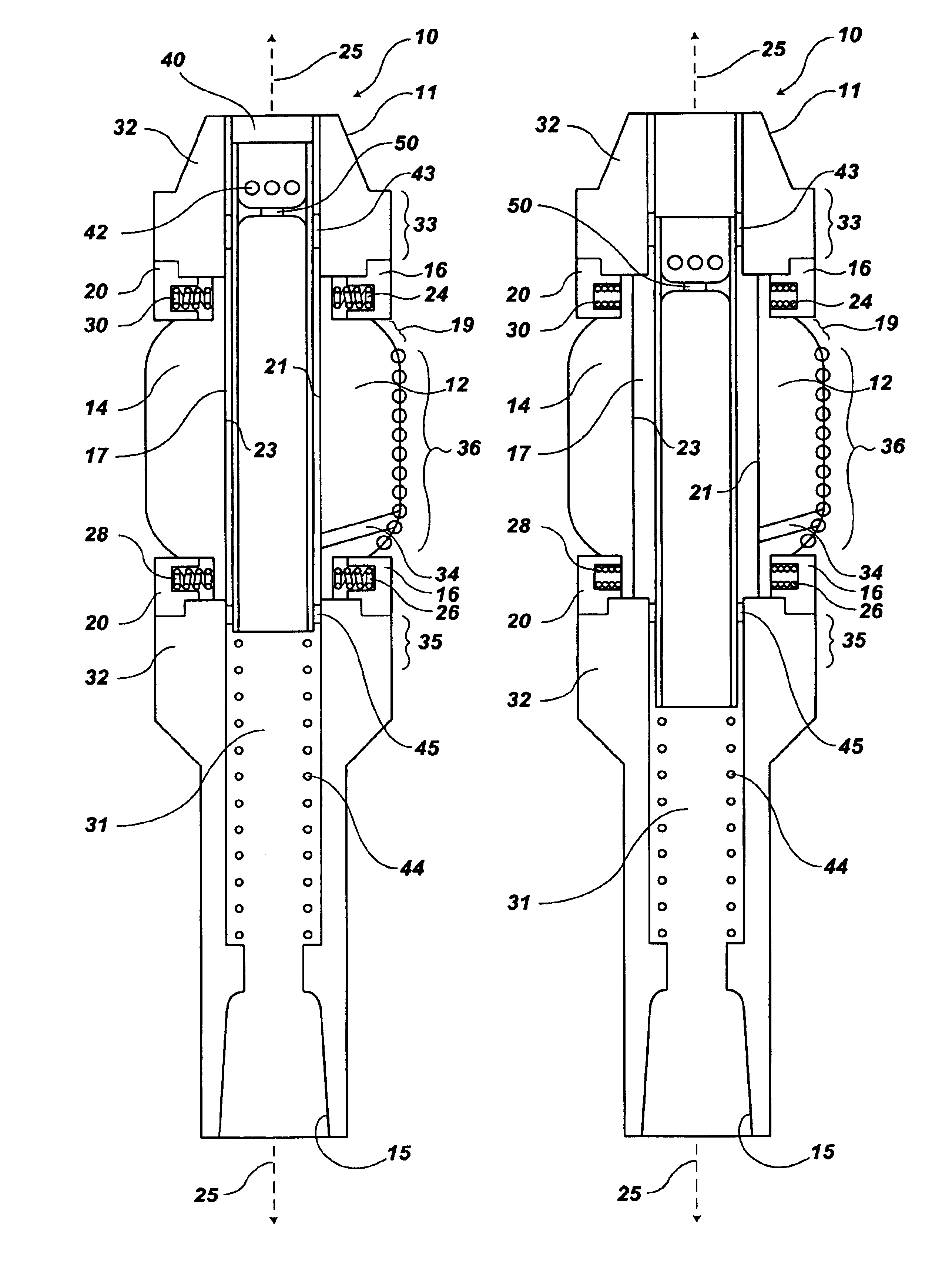 Expandable reamer apparatus for enlarging boreholes while drilling and methods of use