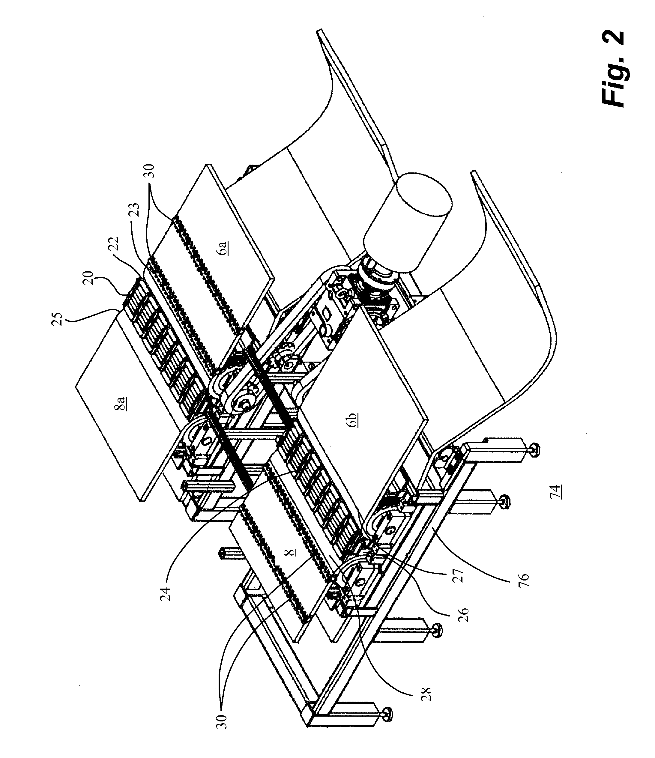 Apparatus, system and method for moving a vehicle from dual belt conveyor to dual belt conveyor
