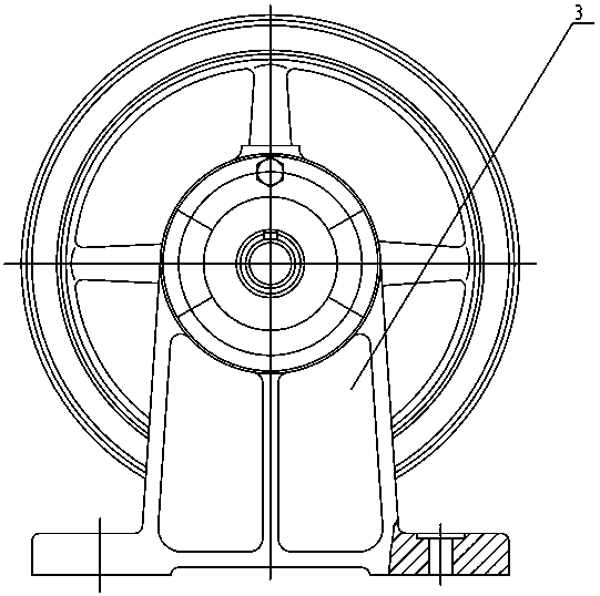 Belt wheel transmission component