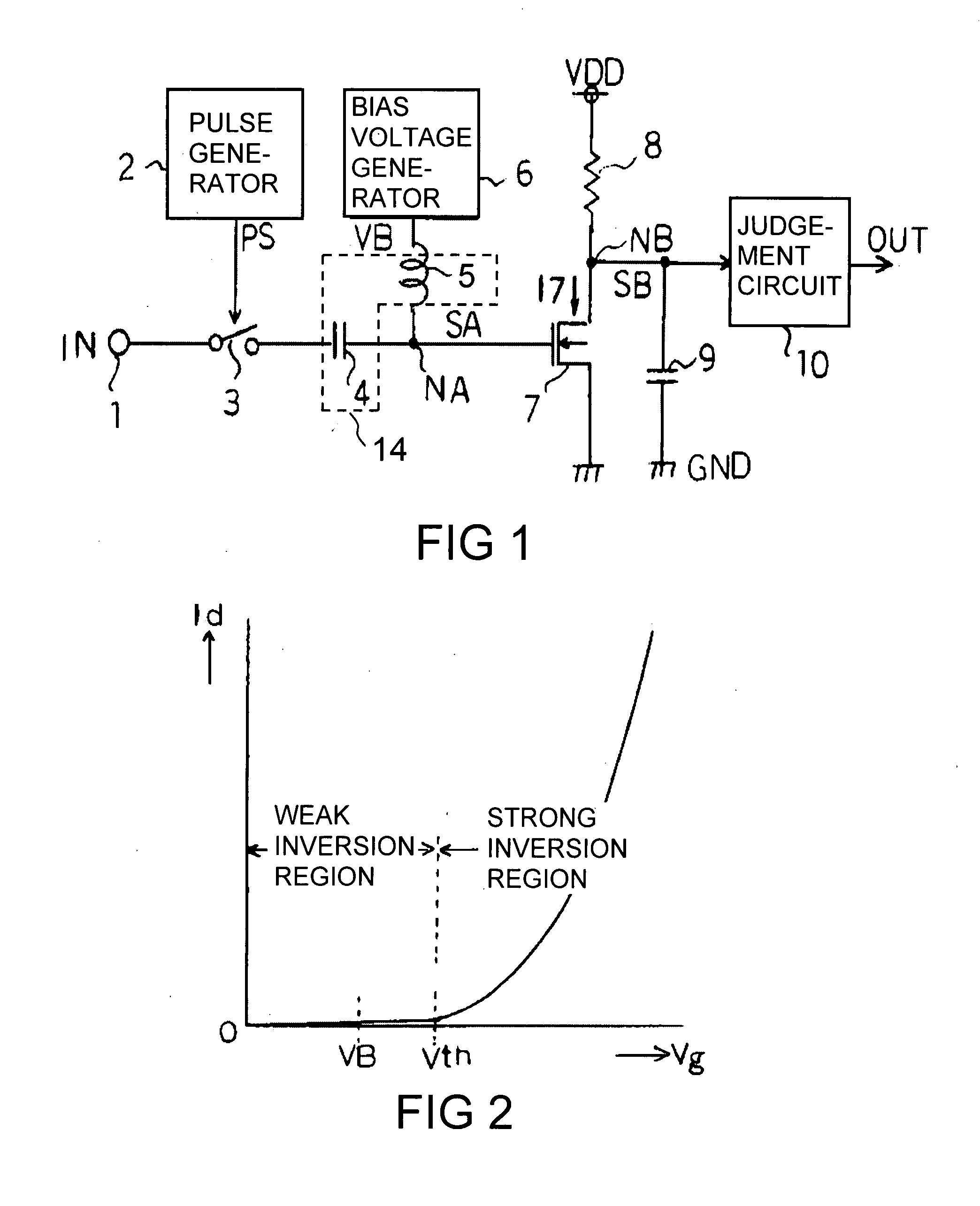 High frequency signal detection circuit
