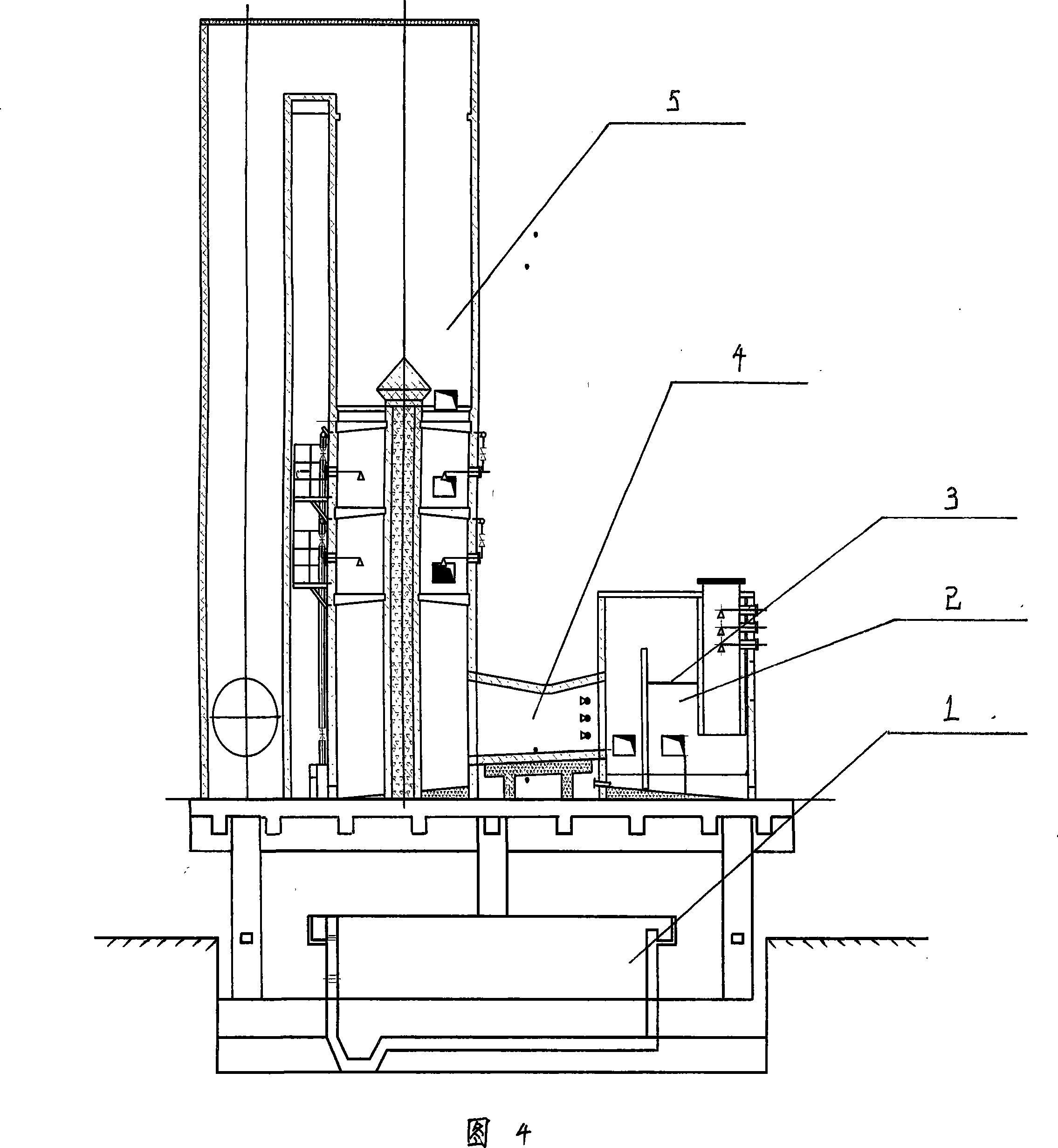 Smoke and dust comprehensive processing technique, smoke and dust trapping device and combined dust remover for electric arc furnace
