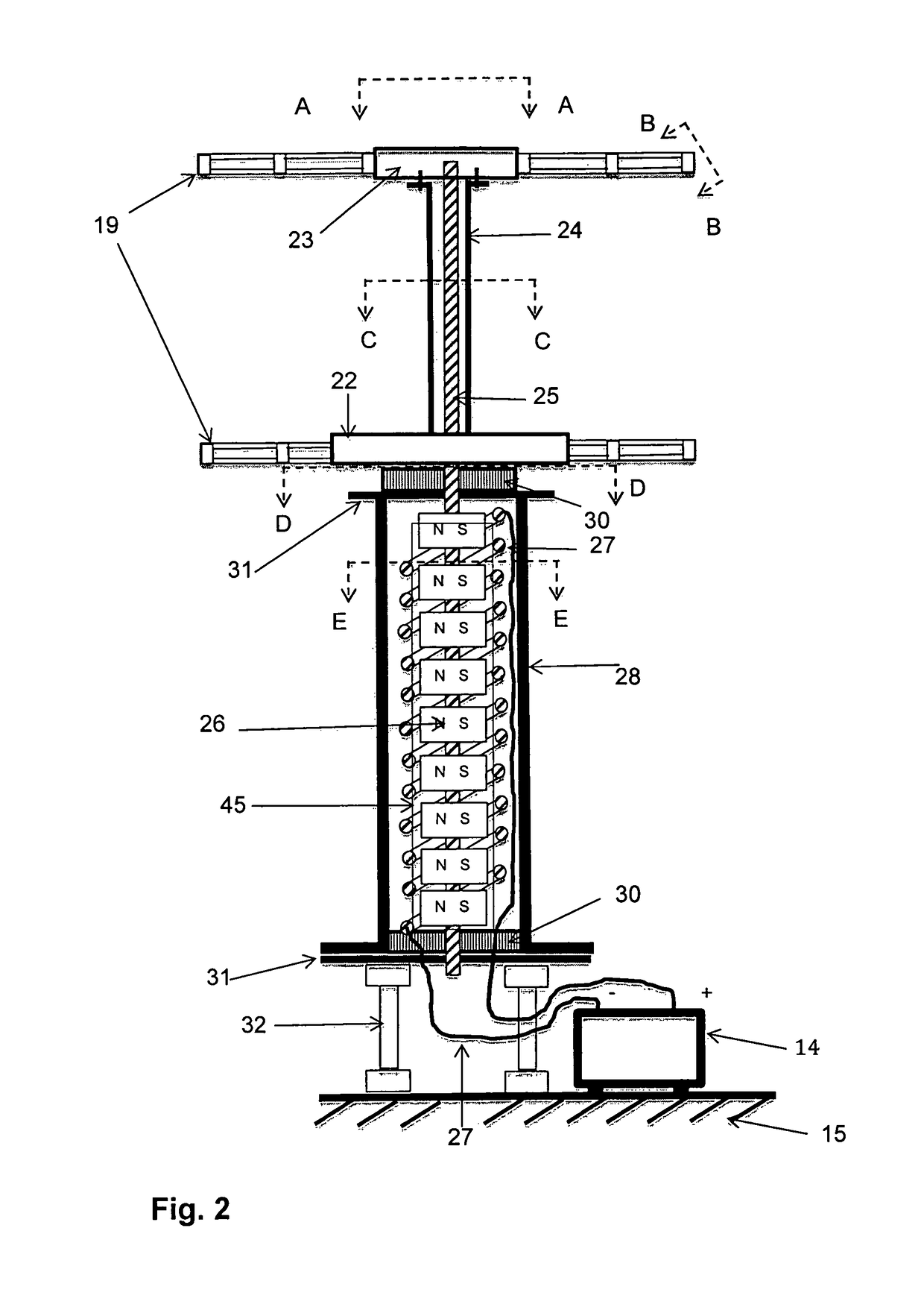 Hybrid vertical axis wind turbine