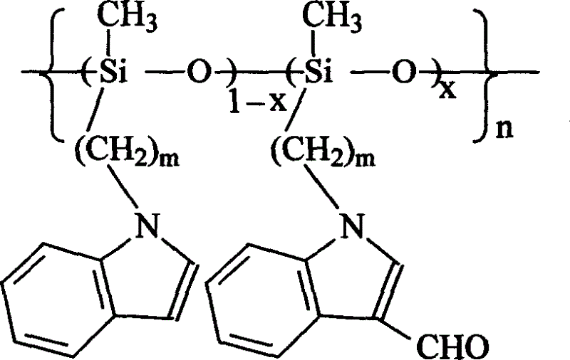 Polysiloxane intermediate, its preparing process and application