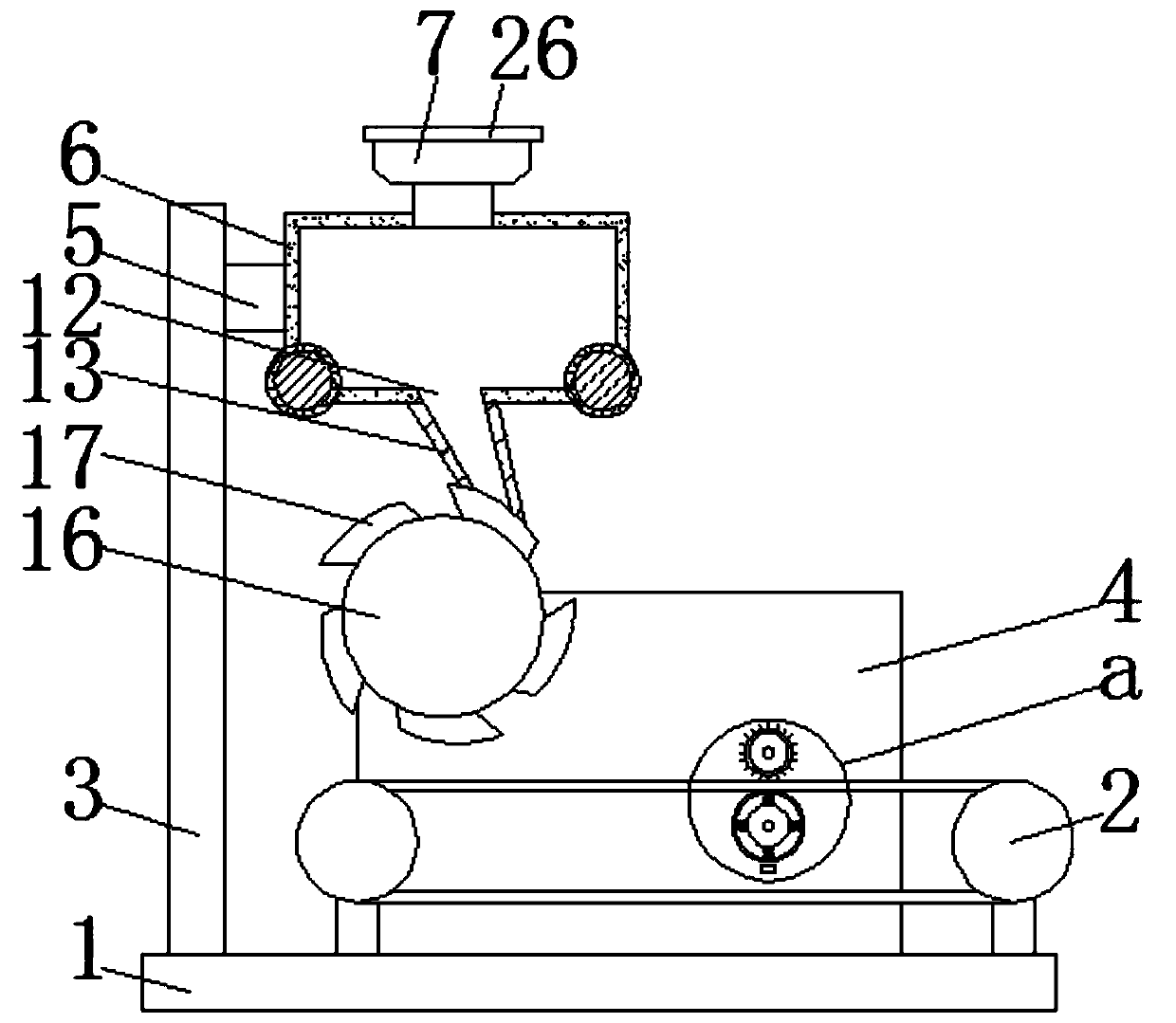 Automatic feeding device for wire tying machine