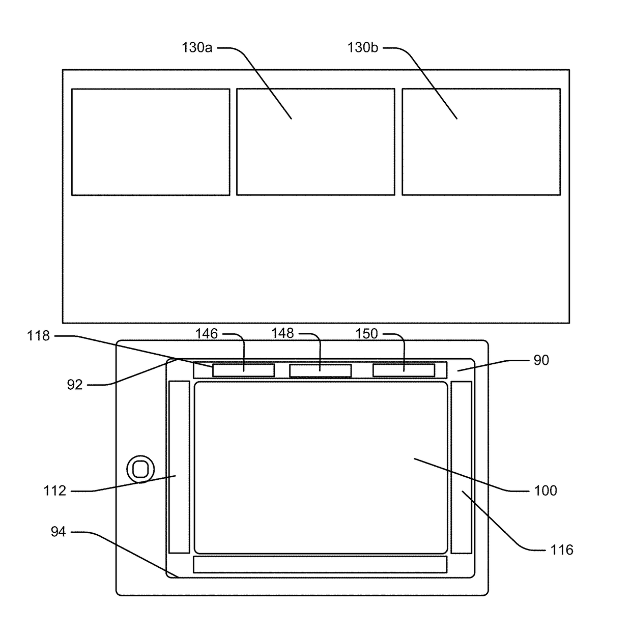 Emissive surfaces and workspaces method and apparatus