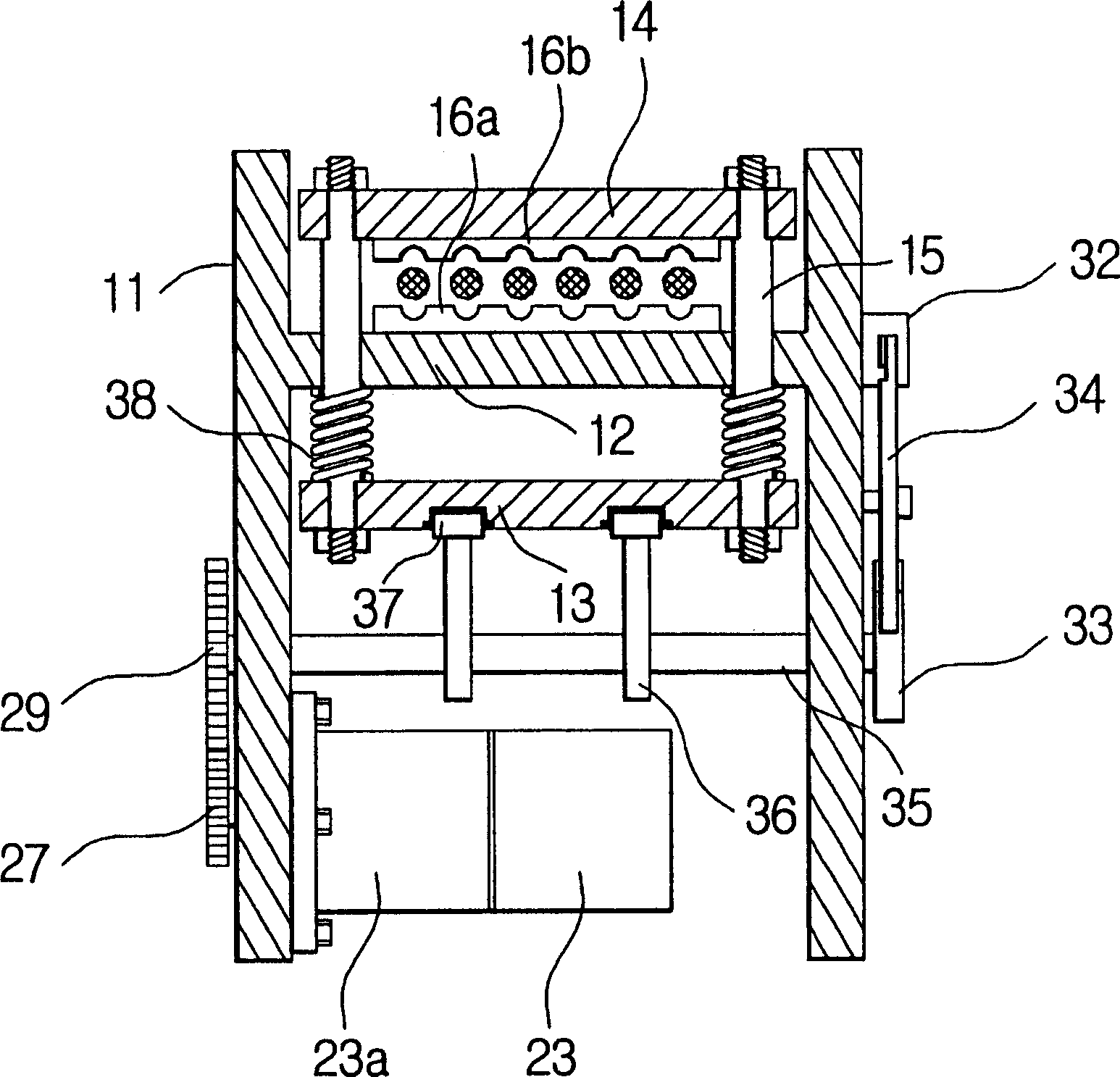 Rope brake system of elevator by using cam