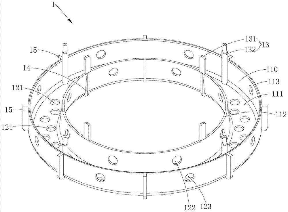 Stator winding end insulation frame, plastic-sealed stator assembly and plastic-sealed motor