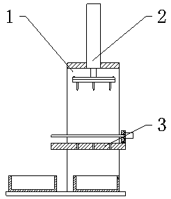 Breeding forage cutting device