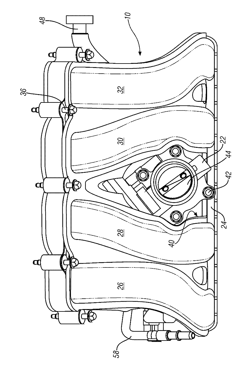 Intake manifold for an internal combustion engine - Eureka | Patsnap ...