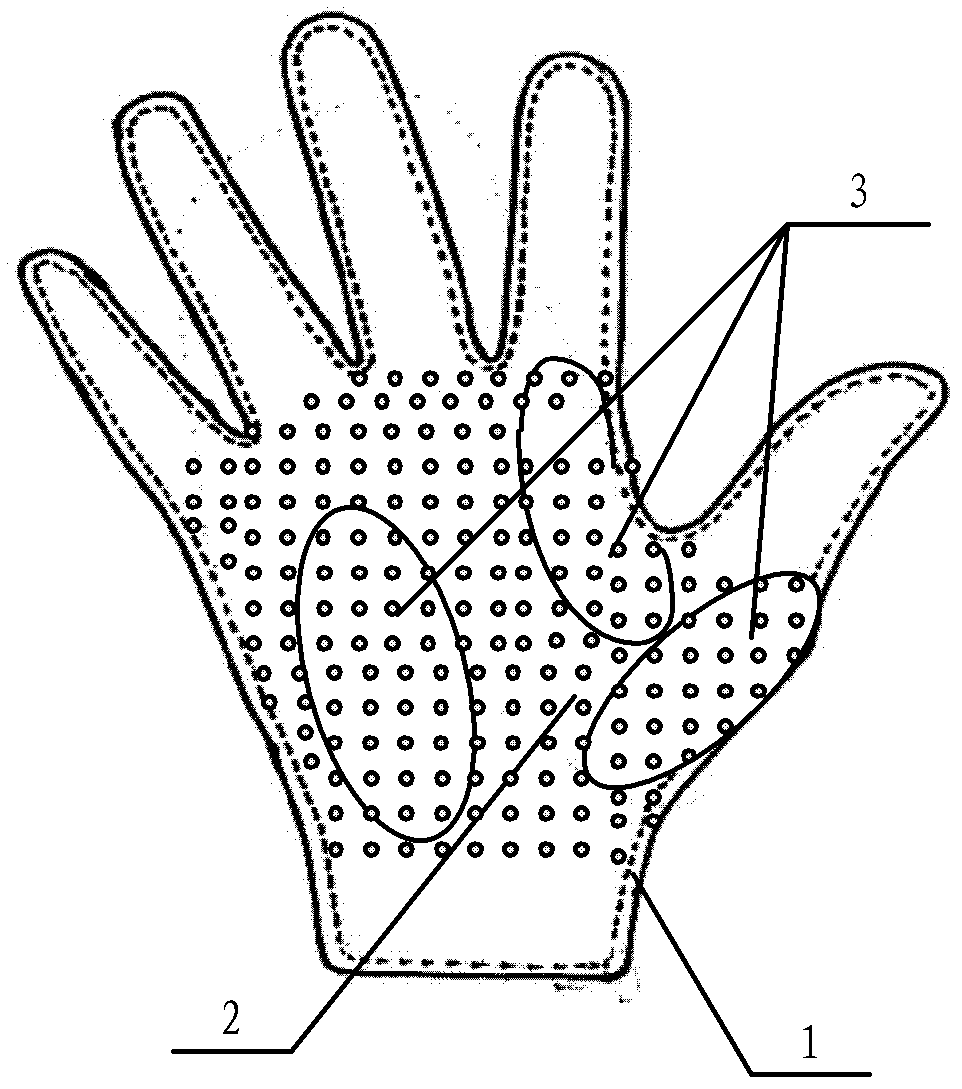 Medical obstetric glove