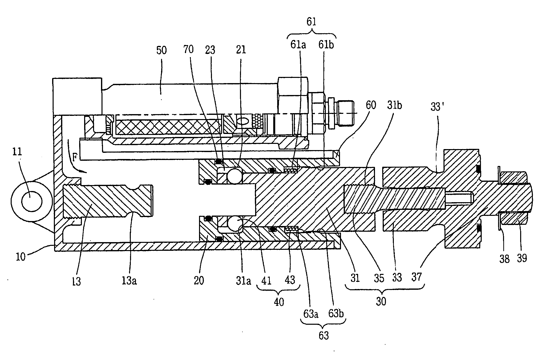 Object separating apparatus using gas