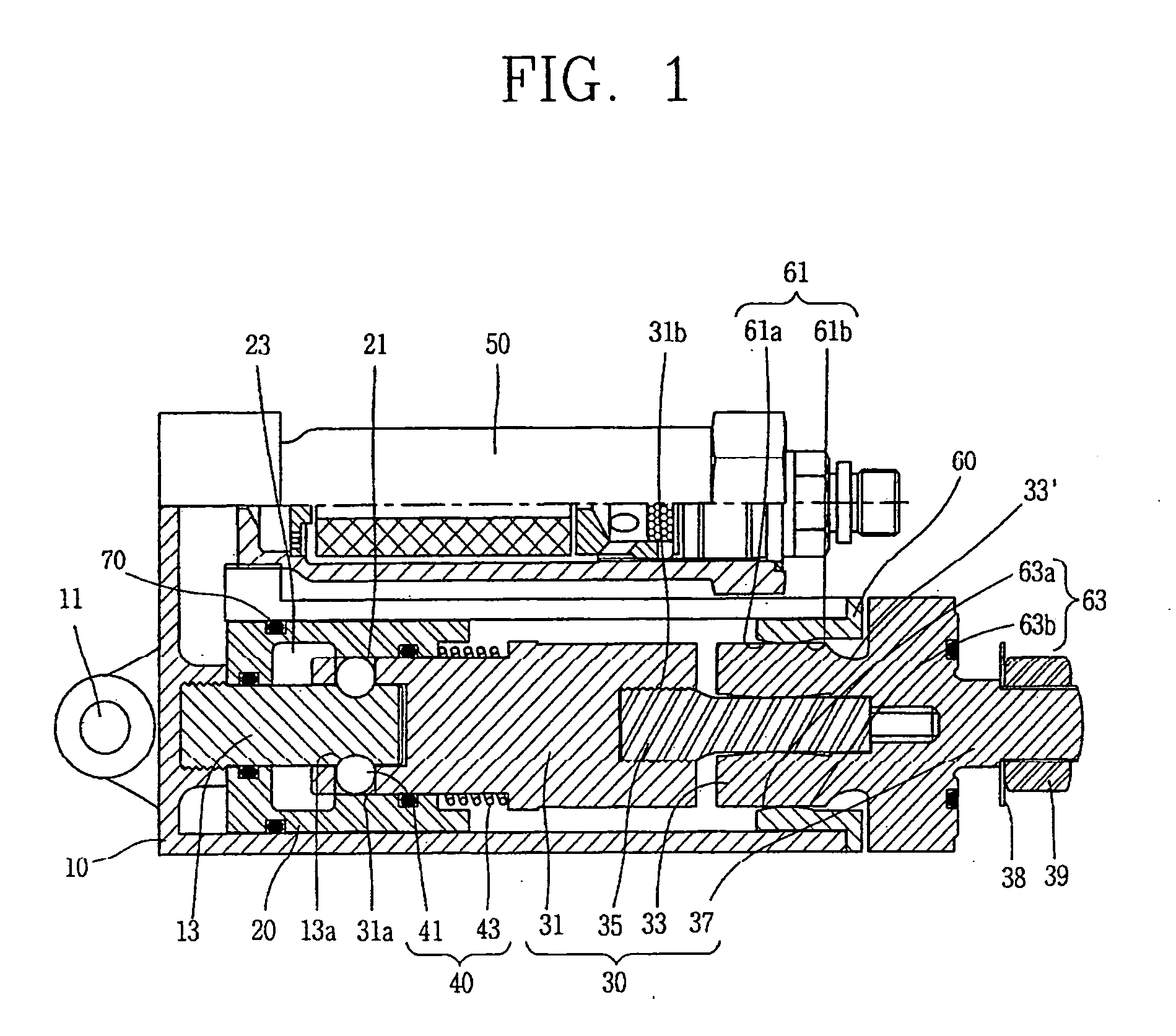 Object separating apparatus using gas