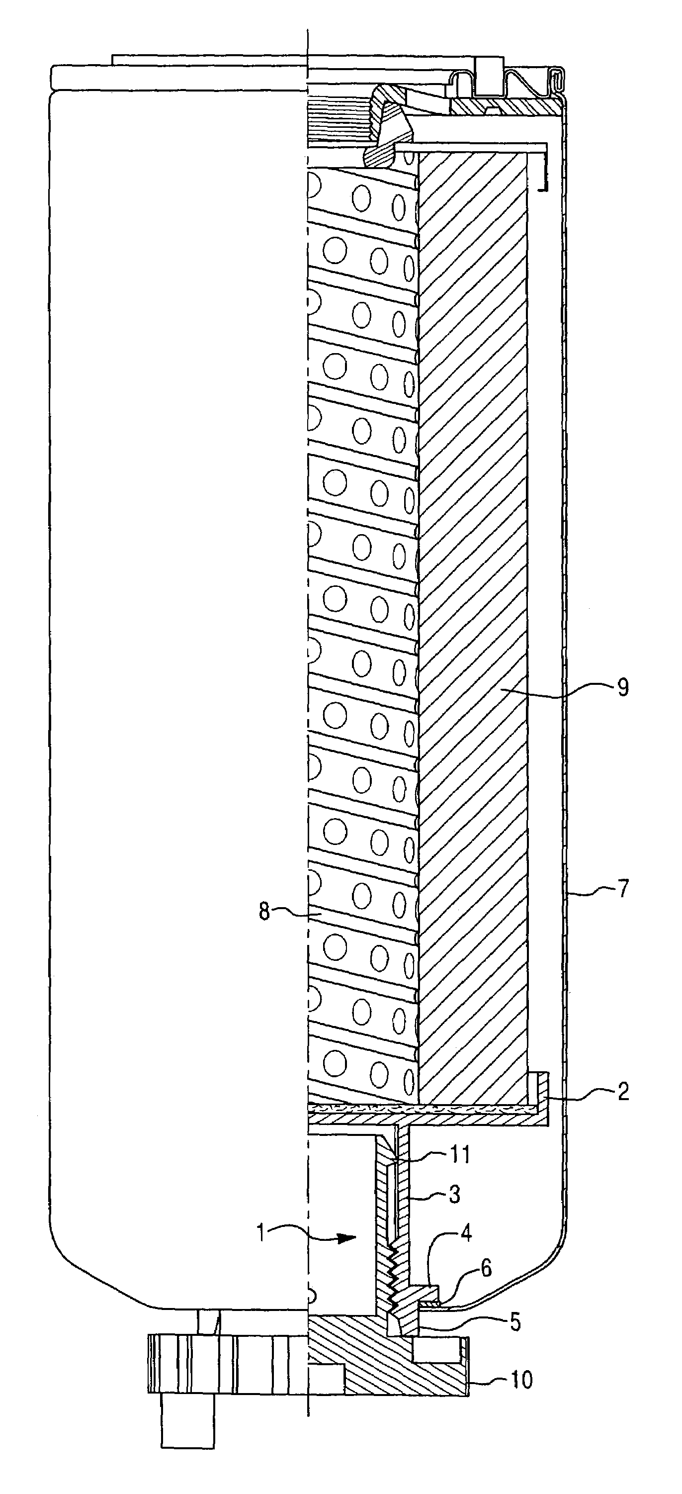 Self-venting valve end cap and method