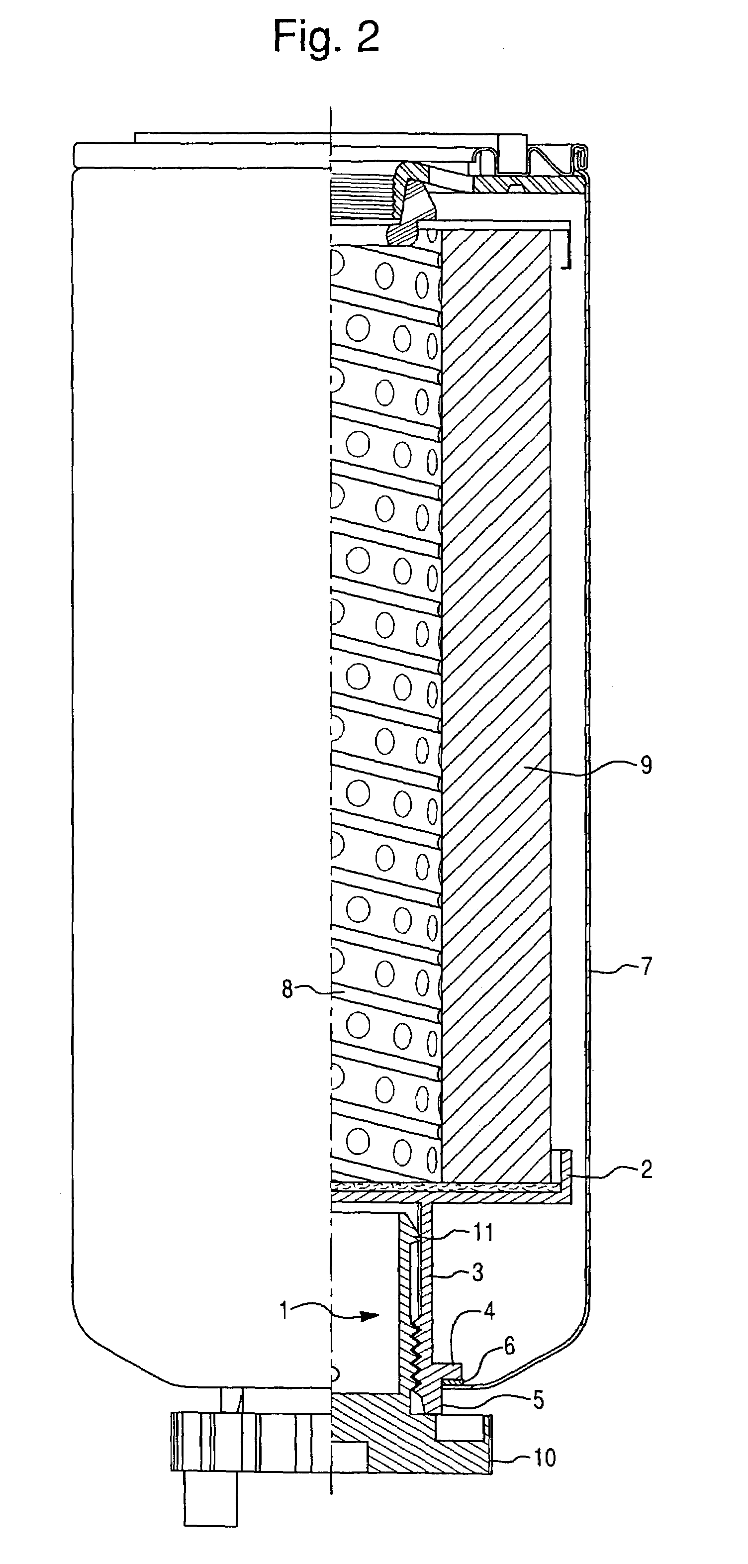 Self-venting valve end cap and method