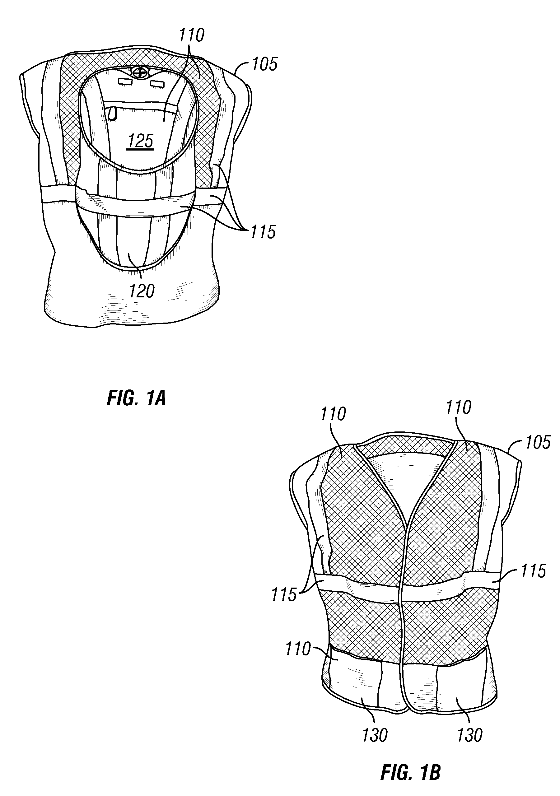 High Visibility Safety Vest With Integrated Hydration Bladder System