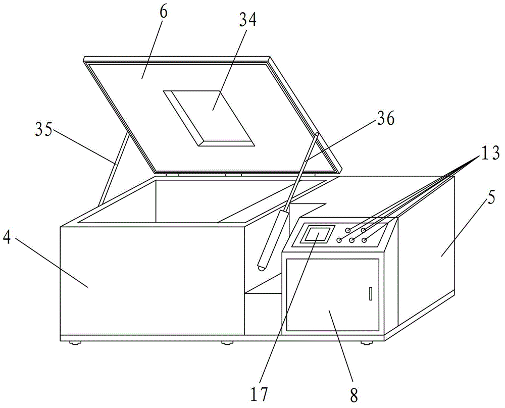 Concrete restrained contraction ring crack resistance test device and test method