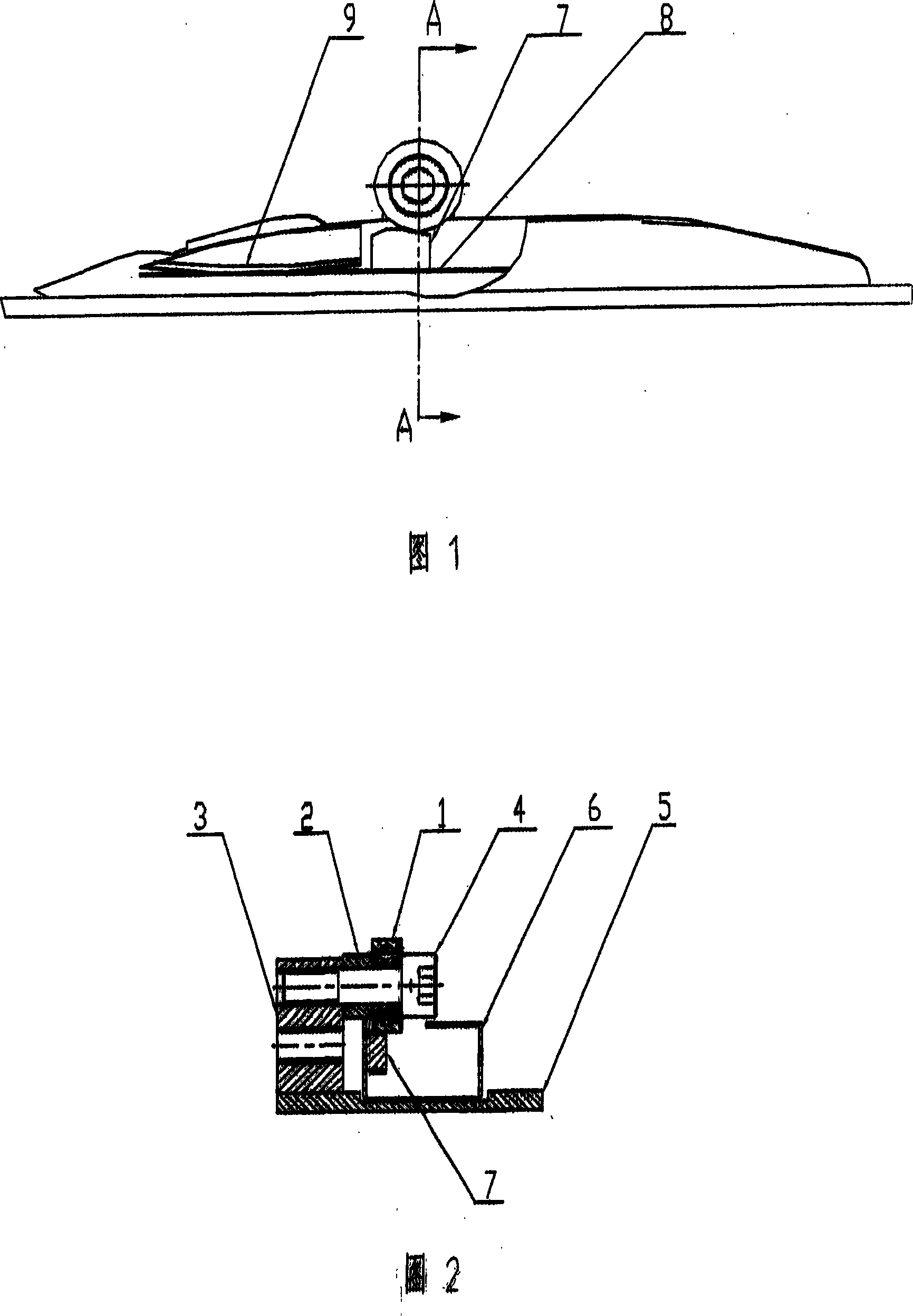 Roller wheel type gripper opening mechanism of gripper loom