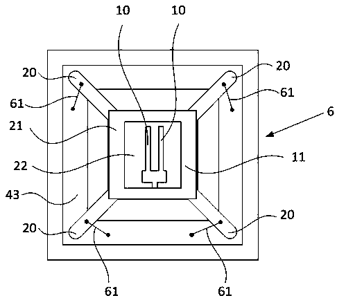 Micro three-dimensional stacked MEMS (Micro Electro Mechanical System) resonance device