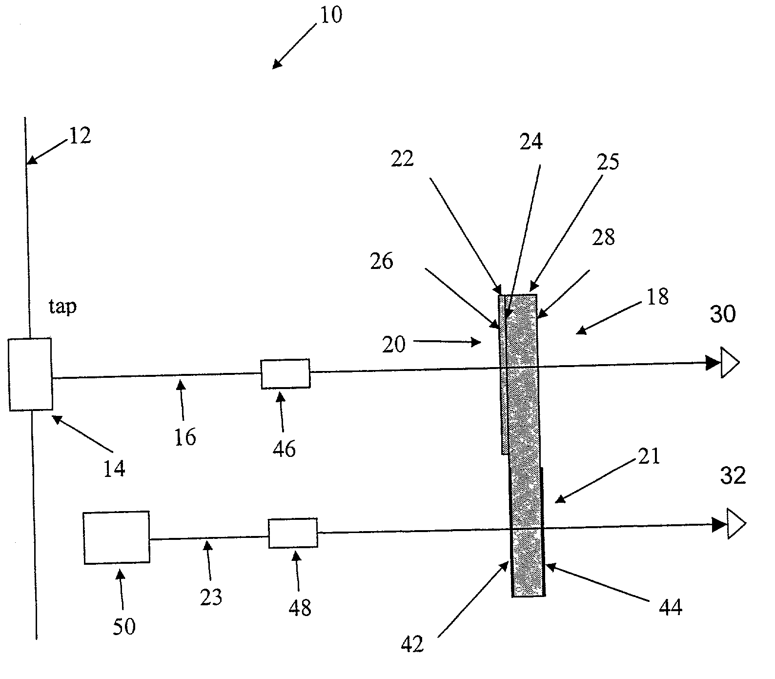 Optical channel monitor using an angle-tuned fabry-perot optical filter