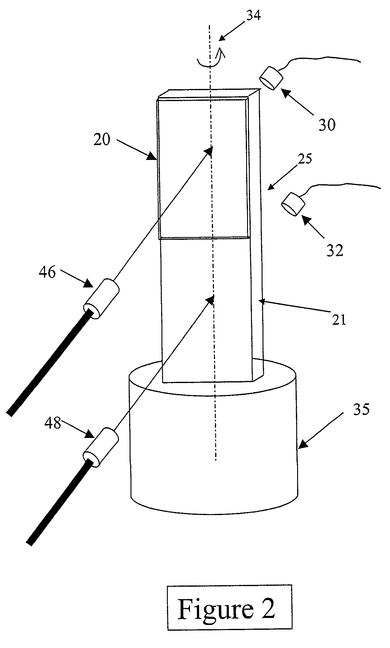 Optical channel monitor using an angle-tuned fabry-perot optical filter