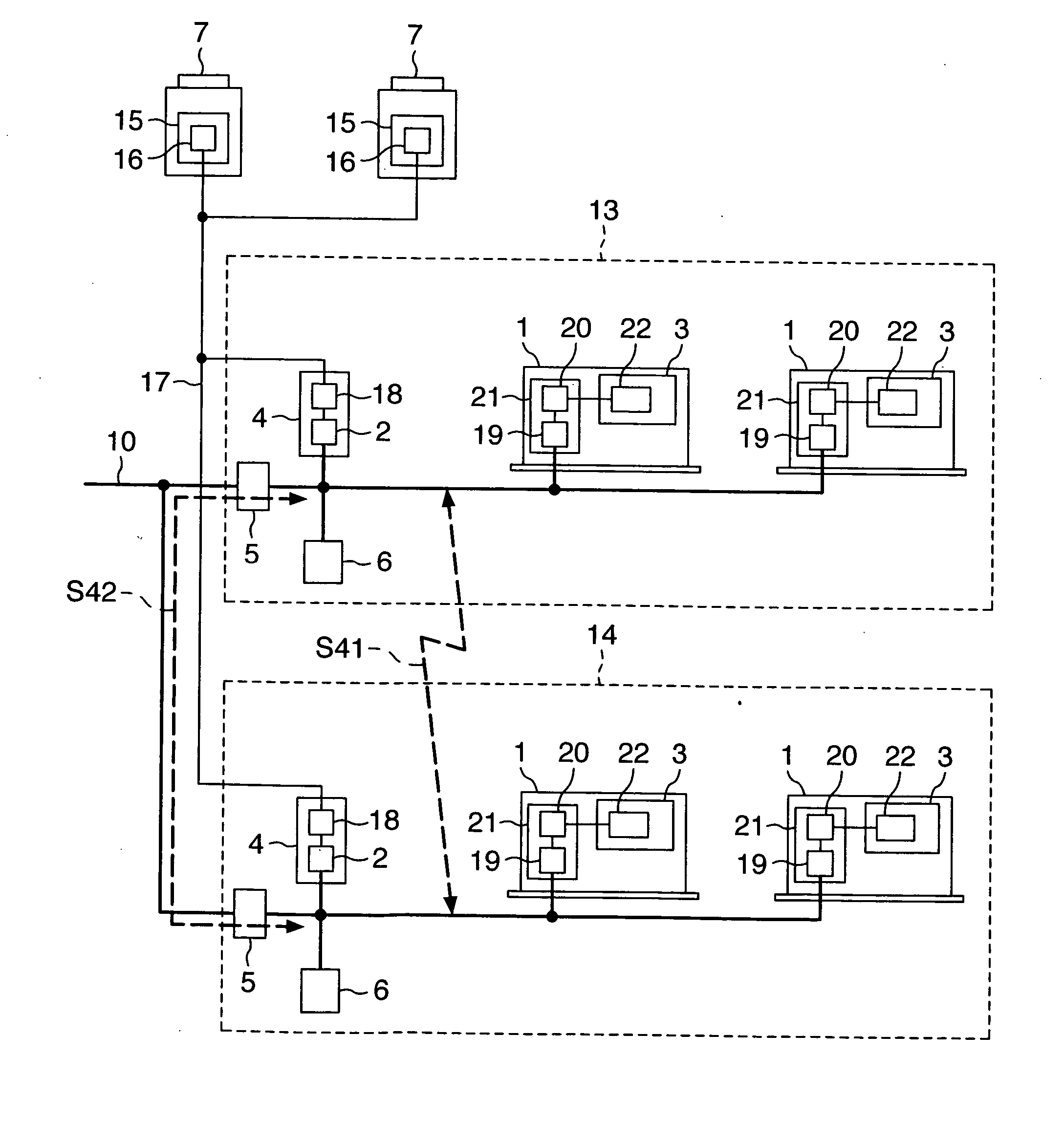 Air conditioner and power line communication system