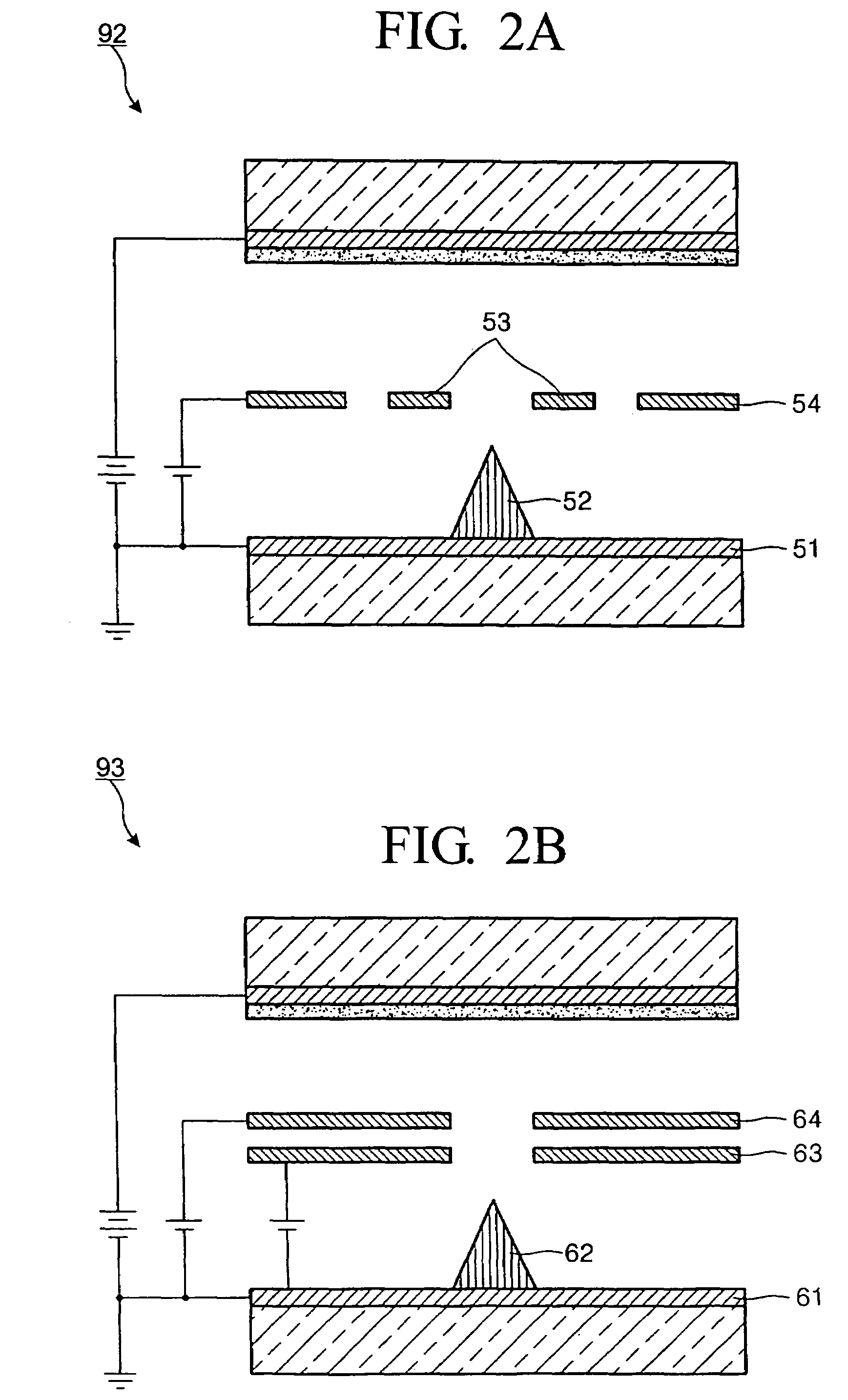 Field emission display having an improved emitter structure