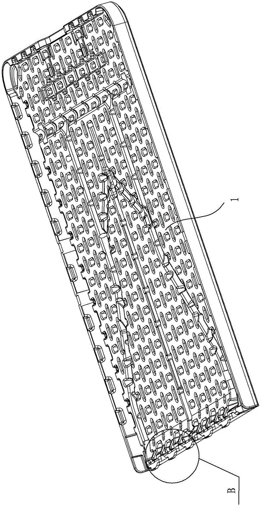 Rotational structure for butted panels