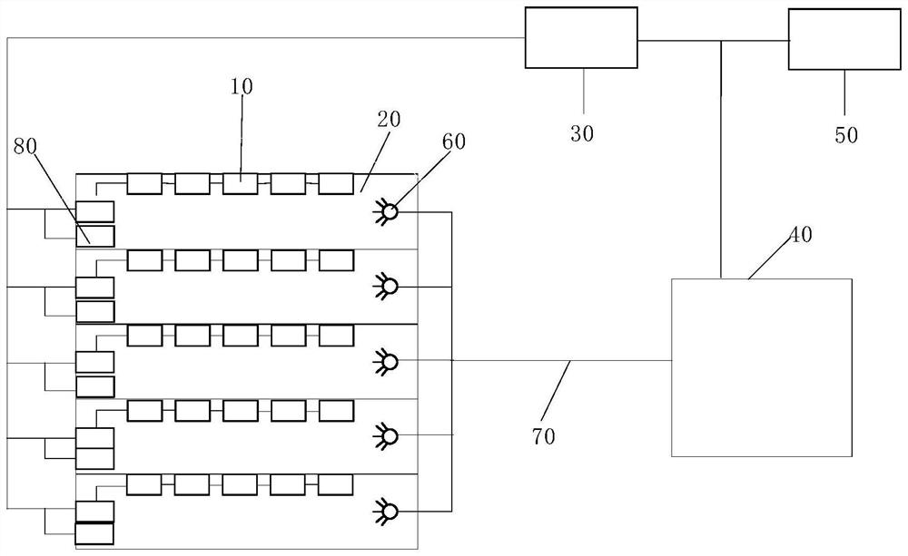 Safety monitoring emergency system and method for lithium battery energy storage cabin