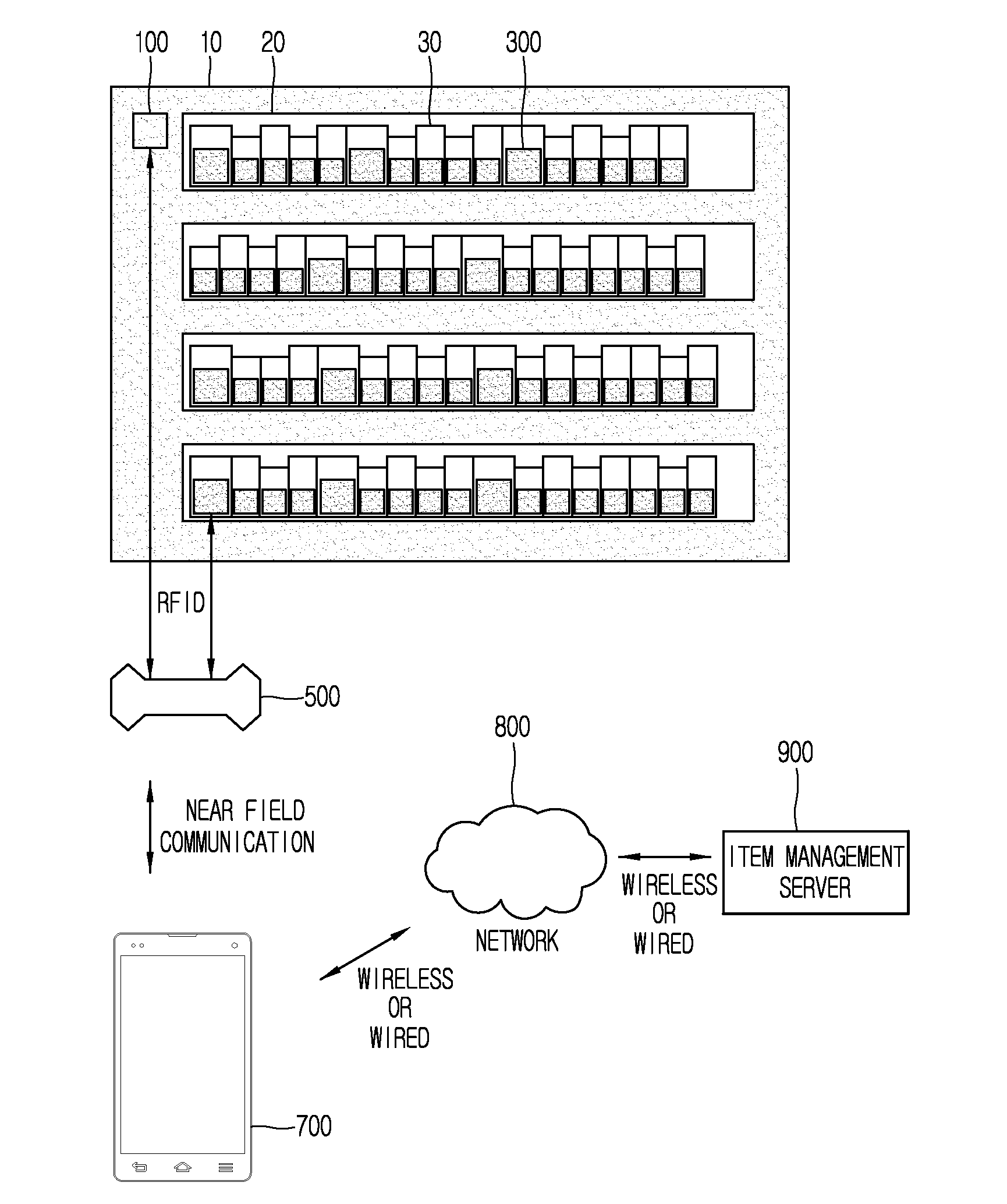 Near field communication tag reader, mobile terminal for interworking with the reader, and operating method thereof