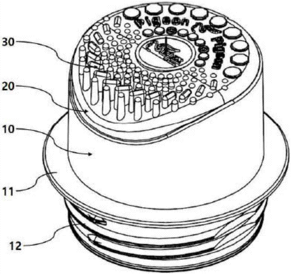Container lid structure