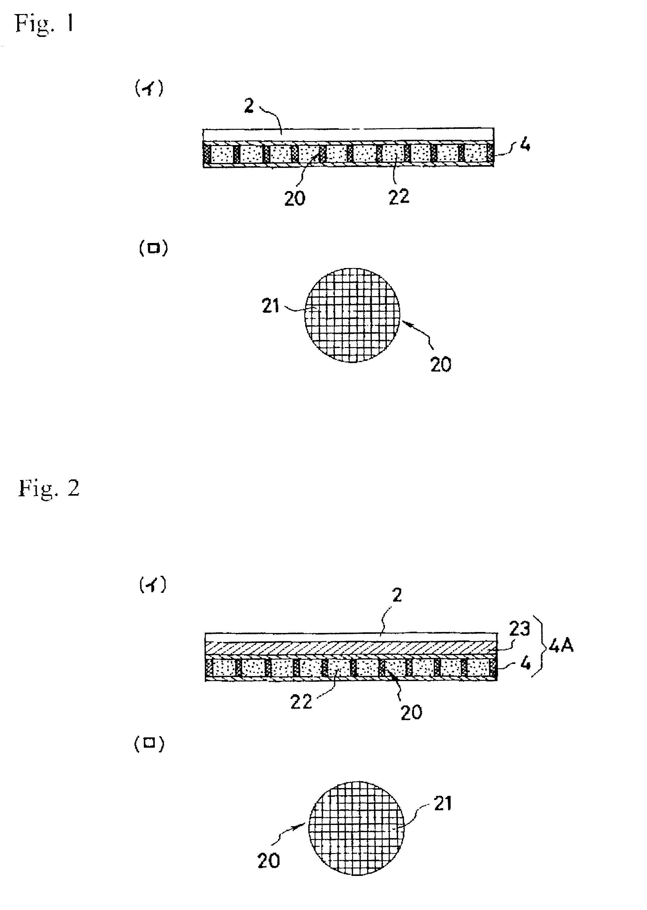 Gas diffusion layer for fuel cell and manufacturing method of the same