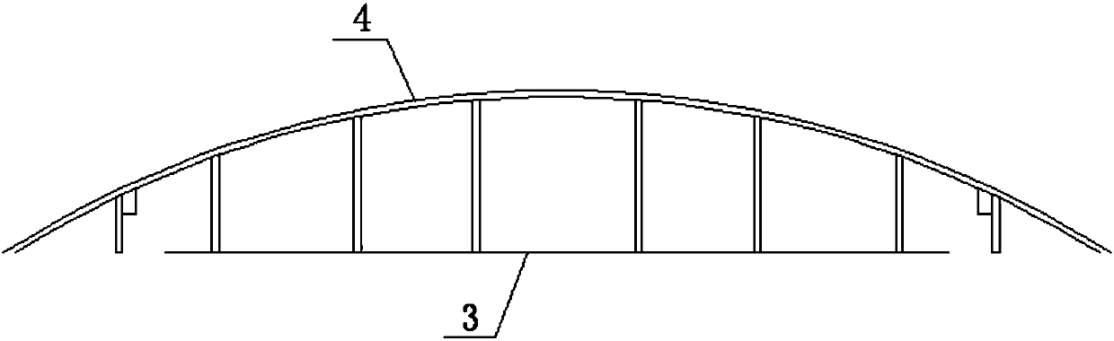 A construction method for a double-layer storage tank with a flat ceiling on the inner tank