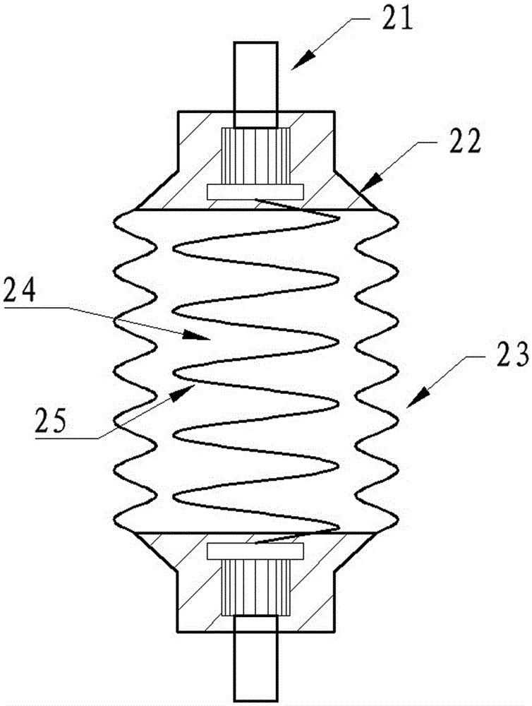 Taper rotary drum type walnut pulp removing and grading device with rotating speed monitored by computer