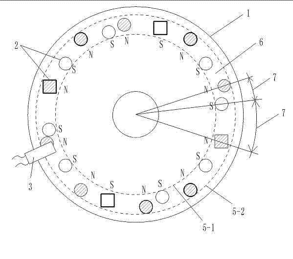 Moped provided with turntable sensor with changing positions and magnetic fluxes of magnetic blocks