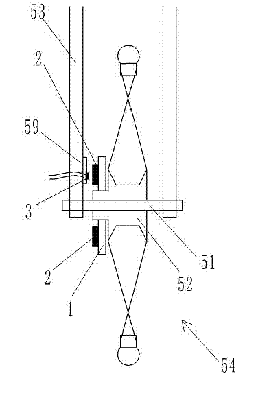 Moped provided with turntable sensor with changing positions and magnetic fluxes of magnetic blocks