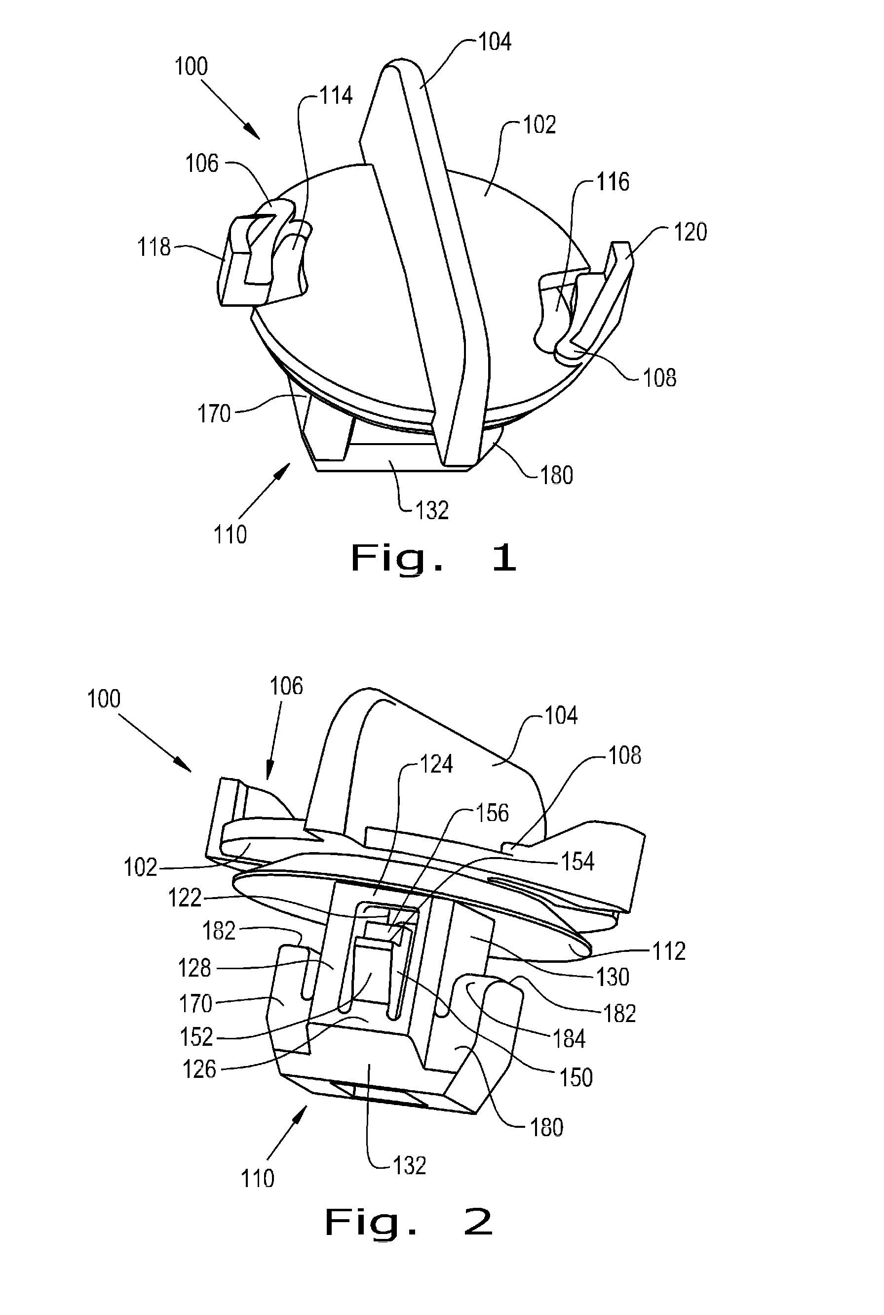 Quarter turn fastener