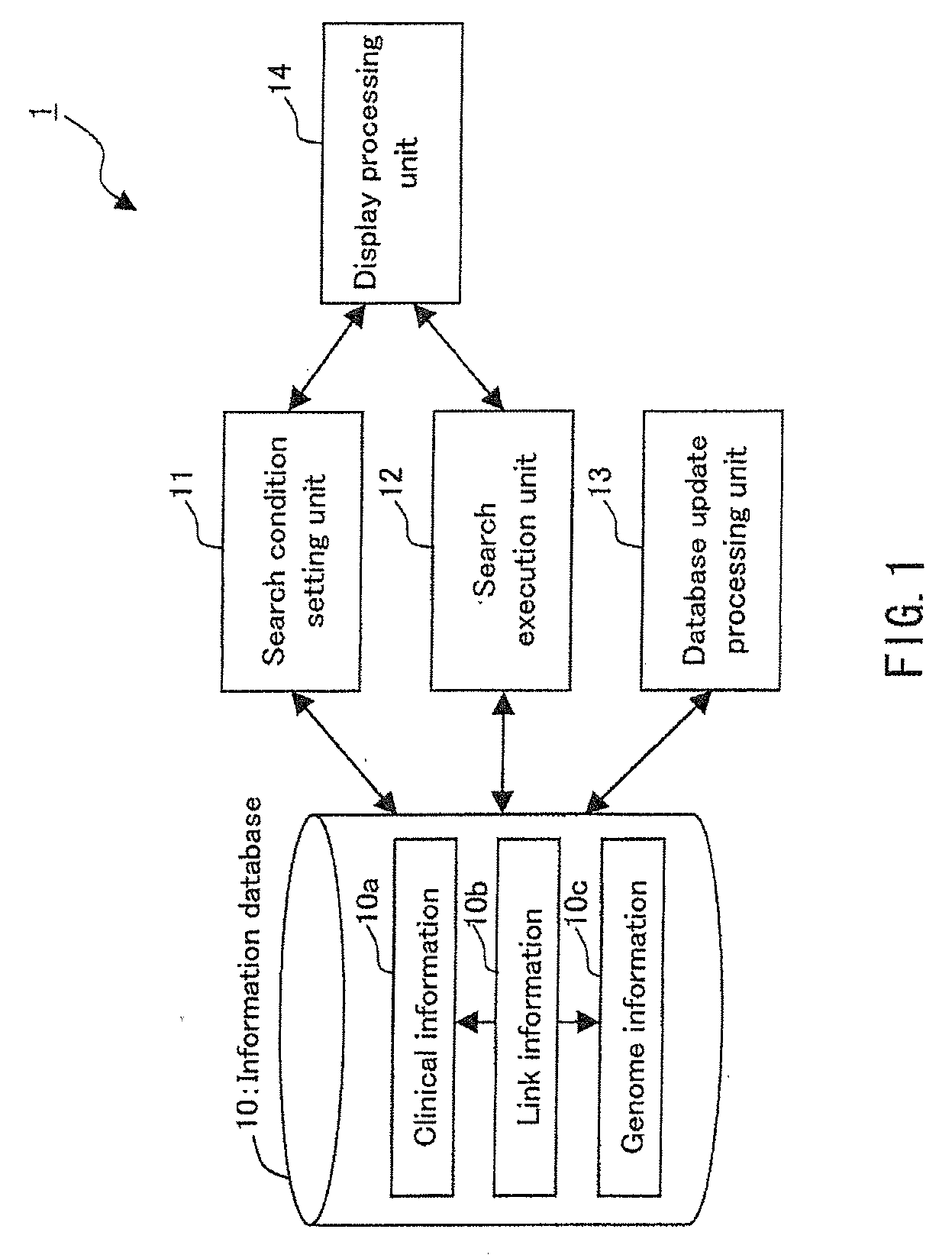 Integrated database system of genome information and clinical information and a method for creating database included therein